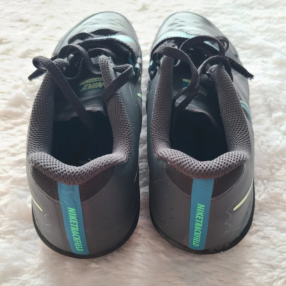 Nike Zoom Rival SD 2 Throwing Shoes Black Teal FZ9665-001 Mens 9.5 Track Field
